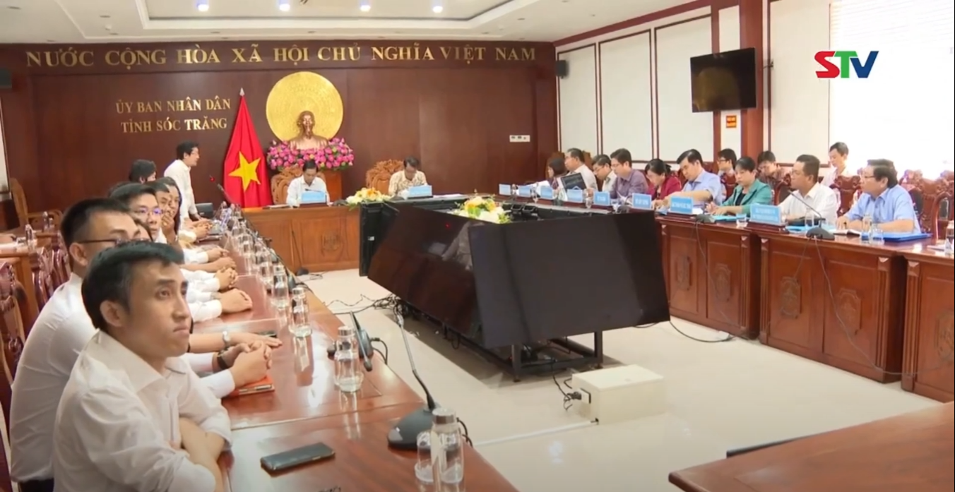 Lãnh Đạo UBND Tỉnh Sóc Trăng làm việc với Công ty Cổ phần Đầu tư và Phát triển Đô thị Dầu khí Cửu Long và Công ty TNHH Giáo dục FPT tại Khu đô thị Mekong Centre